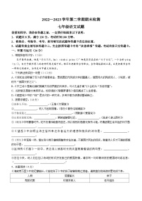 山东省聊城市茌平区2022-2023学年七年级下学期期末语文试题（含答案）