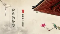 人教部编版七年级上册秋天的怀念优秀课件ppt