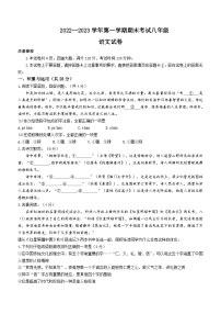 河南省洛阳市嵩县2022-2023学年八年级上学期期末语文试题（含答案）
