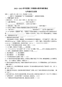 广东省湛江市徐闻县2022-2023学年七年级下学期期末语文试题