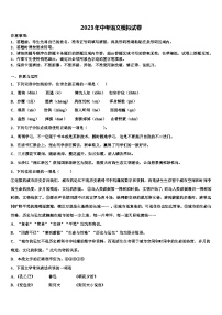 2022-2023学年大石桥市水源二中重点中学中考语文对点突破模拟试卷含解析