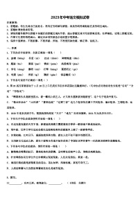 2022-2023学年湖南长沙雨花区雅境中学中考语文模拟精编试卷含解析