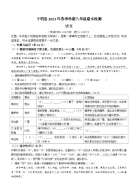 广西壮族自治区崇左市宁明县2022-2023学年八年级下学期期末语文试题