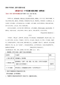 《醉翁亭记》中考真题+模拟原题（解释版）2024中考语文课内文言文专项