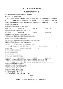 江西省抚州市东乡区2022-2023学年八年级下学期期中语文试题