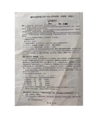 广东省汕头市潮阳实验学校2023-2024学年七年级上学期10月月考语文试题