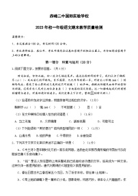 内蒙古赤峰二中国际实验学校2022-2023学年七年级下学期期末考试语文试题