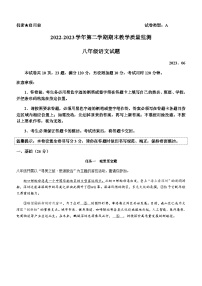 广东省深圳市南山区2022-2023学年八年级下学期期末语文试题