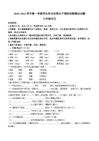 陕西省延安市新区2020-2021学年七年级上学期期末语文试题