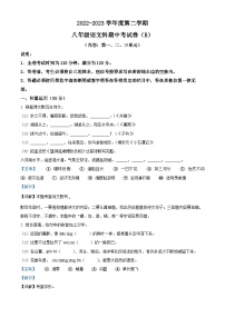广东省汕头市潮南区陈店镇2022-2023学年八年级下学期期中语文试题（解析版）