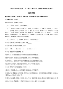 黑龙江省哈尔滨市第四十七中学2023-2024学年七年级10月月考语文试题