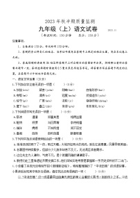 四川省眉山市仁寿县城区2023-2024学年九年级上学期期中考试语文试题