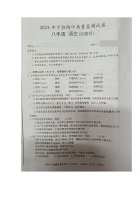 湖南省永州市新田县2023-2024学年八年级上学期期中考试语文试题