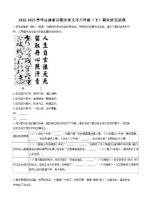 2022-2023学年山西省吕梁市孝义市八年级（下）期末语文试卷(含答案解析)