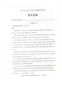 湖北省黄石市阳新县2023-2024学年八年级上学期11月期中语文试题