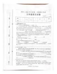 河南省商丘市夏邑县2023-2024学年九年级上学期11月期中语文试题