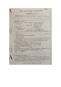 陕西省商洛市商南县试马镇试马中学2023-2024学年七年级上学期11月期中语文试题