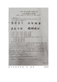 海南省琼中县2023-2024学年八年级上学期期中检测语文试题