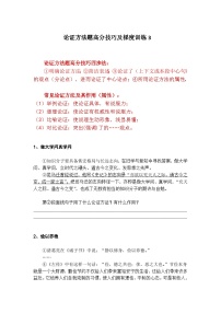 初中语文论证方法题高分技巧及梯度训练3