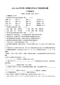 山东省临沂市罗庄区2023-2024学年八年级上学期期末语文试题