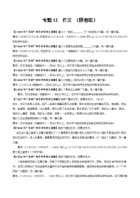 专题12 作文-备战中考语文专项精练（广东广州专用）