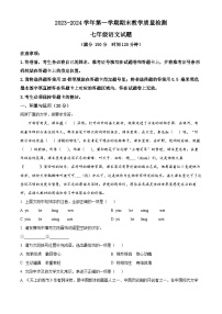 05，山东省德州市禹城市2023-2024学年七年级上学期期末语文试题