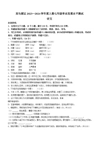 四川省泸州市龙马潭区2023-2024学年七年级上学期期末语文试题