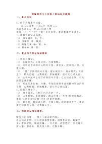 人教版九上语文知识点