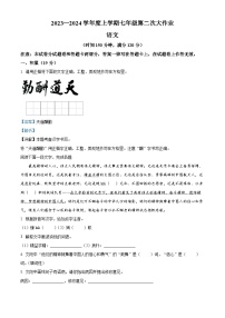 13，广西南宁市第三十七中学2023—2024学年七年级上学期12月月考语文试题