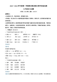 山东省滨州市博兴县2023-2024学年九年级上学期期末语文试题