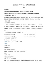 河南省焦作市2023-2024学年七年级上学期期末语文试题