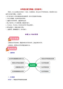 最新中考语文一轮复习讲练测  专题06 标点符号（讲练）
