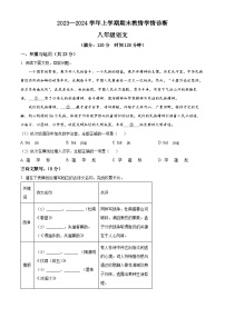 河南省三门峡市陕州区2023-2024学年八年级上学期期末语文试题（原卷版+解析版）
