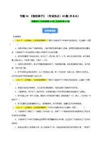 专题04 《骆驼祥子》整本书阅读（考试热点）40题-【好题汇编】备战2023-2024学年七年级语文下学期期中真题分类汇编（全国通用）