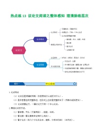 【中考二轮】2024年中考语文【热点·重点·难点】（上海专用）热点练13+议论文阅读之整体感知（理清脉络层次）-专练.zip