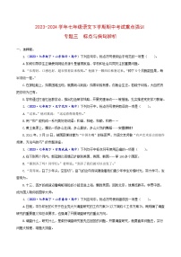 专题03 标点与病句辨析-2023-2024学年七年级语文下学期期中考试重点强训（全国通用）