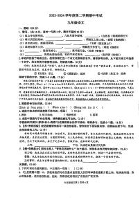 广东省汕头市潮阳实验学校2023-2024学年九年级下学期期中考试语文试题