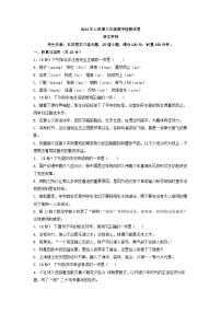 湖南省邵阳市新宁县校联考2023-2024学年八年级下学期期中考试语文试题