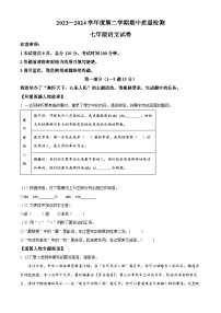 河北省唐山市乐亭县2023-2024学年七年级下学期期中语文试题（原卷版+解析版）