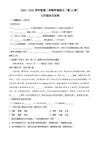 广东省茂名市高州市2023-2024学年七年级下学期期中语文试题（原卷版+解析版）