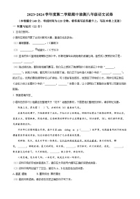 江苏省徐州市邳州市2023-2024学年八年级下学期期中语文试题（原卷版+解析版）