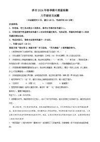 湖北省荆州市沙市区2023-2024学年八年级下学期期中语文试题（原卷版+解析版）