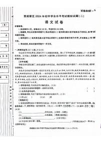 2024年陕西省西安市西咸新区中考二模语文试题