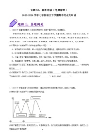 专题06：名著导读（考题猜想）试卷-2023-2024学年七年级语文下学期期中考点大串讲（统编版）（原卷版+解析版）