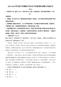 山东省临沂市罗庄区2023-2024学年七年级下学期期中语文试题（原卷版+解析版）