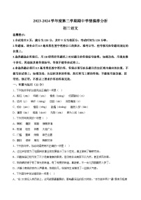 山东省威海市威海经济技术开发区2023-2024学年（五四学制）七年级下学期期中语文试题（含解析）