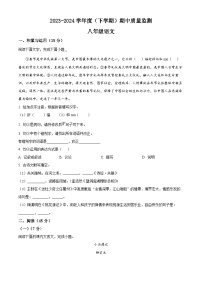 吉林省长春市朝阳区2023-2024学年八年级下学期期中语文试题（原卷版+解析版）