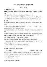 2024年湖南省岳阳市中考二模语文试题