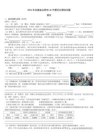 2024年合肥45中四模语文试卷及答案