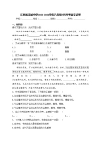 江西省丰城中学2023-2024学年八年级5月月考语文试卷(含答案)